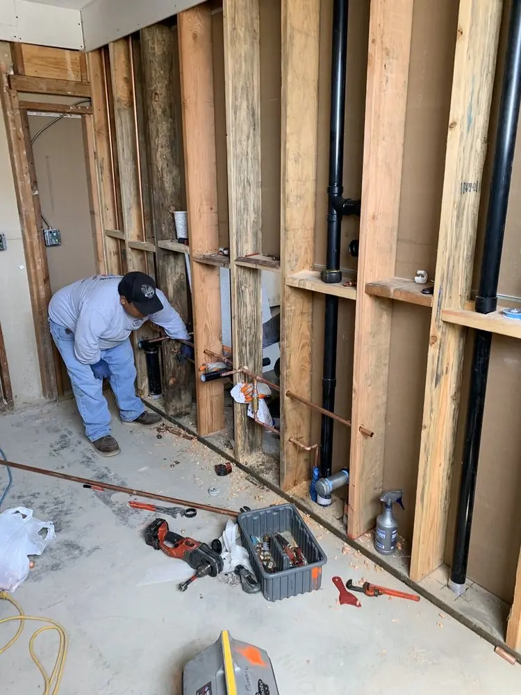 Commercial rough-in plumbing for Gas Line Repair in Summit View